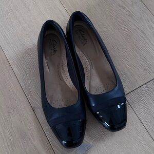 Clarks Juliet Monte Pump Black Womans 7.5